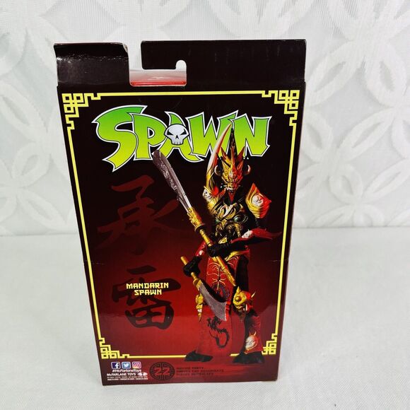 McFarlane Toys Mandarin Spawn 7" Action Figure Red 22 Articulating Moving Parts - Picture 3 of 9